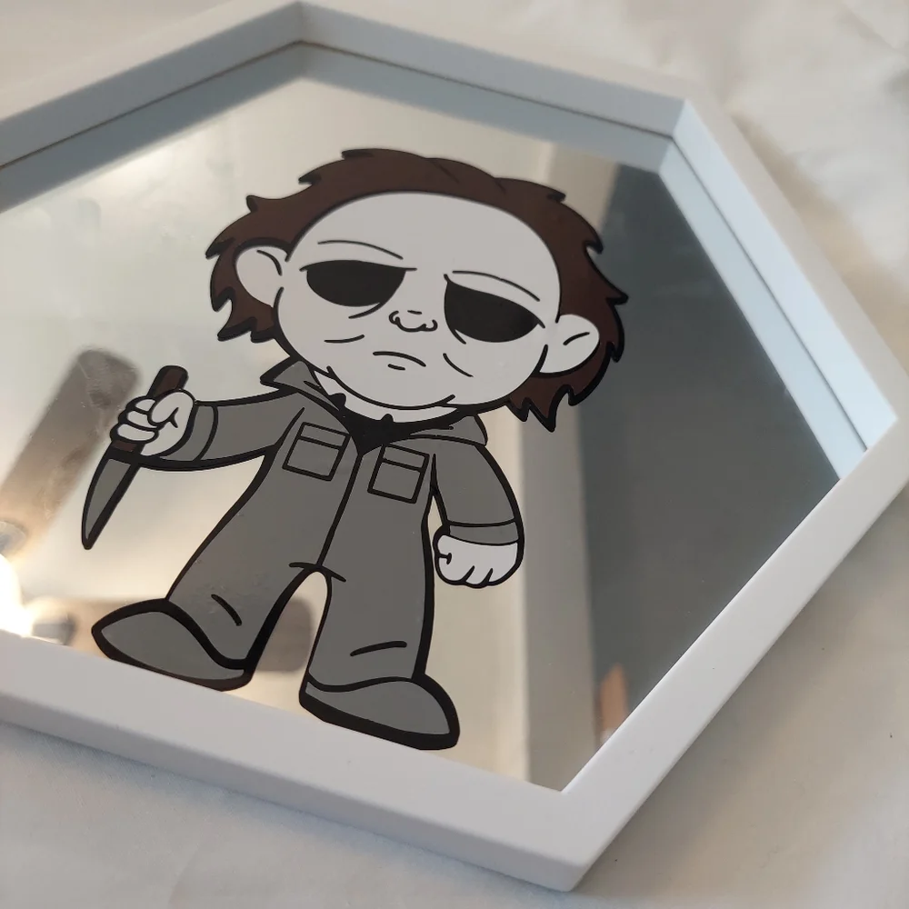 Halloween mirror